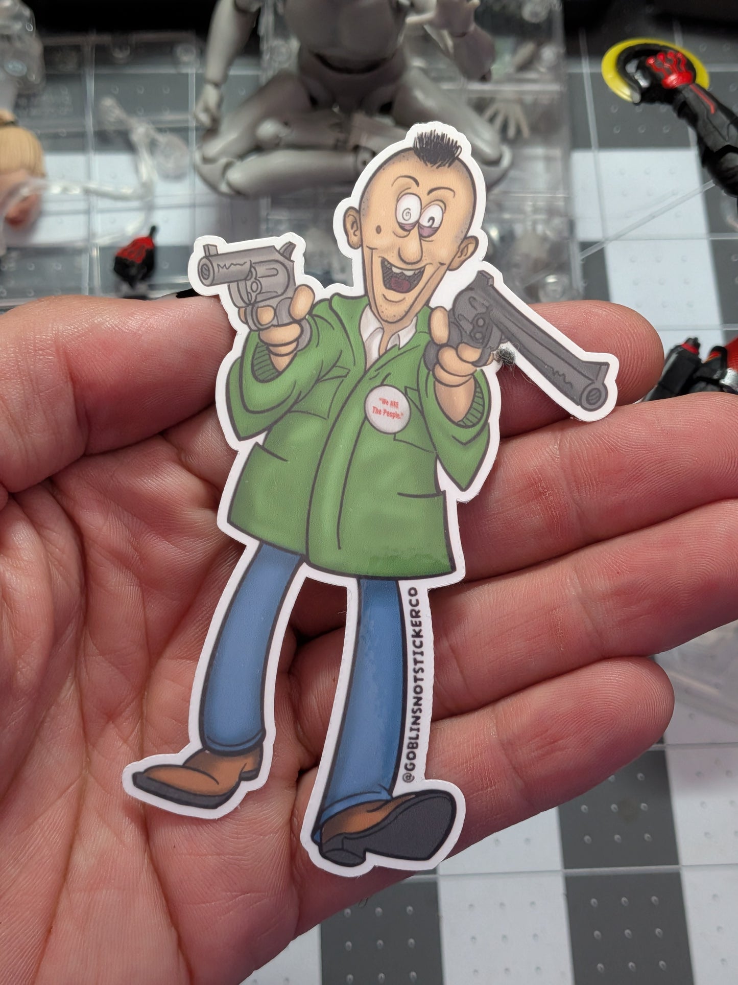 "You  Lookin' at me?!" Sticker