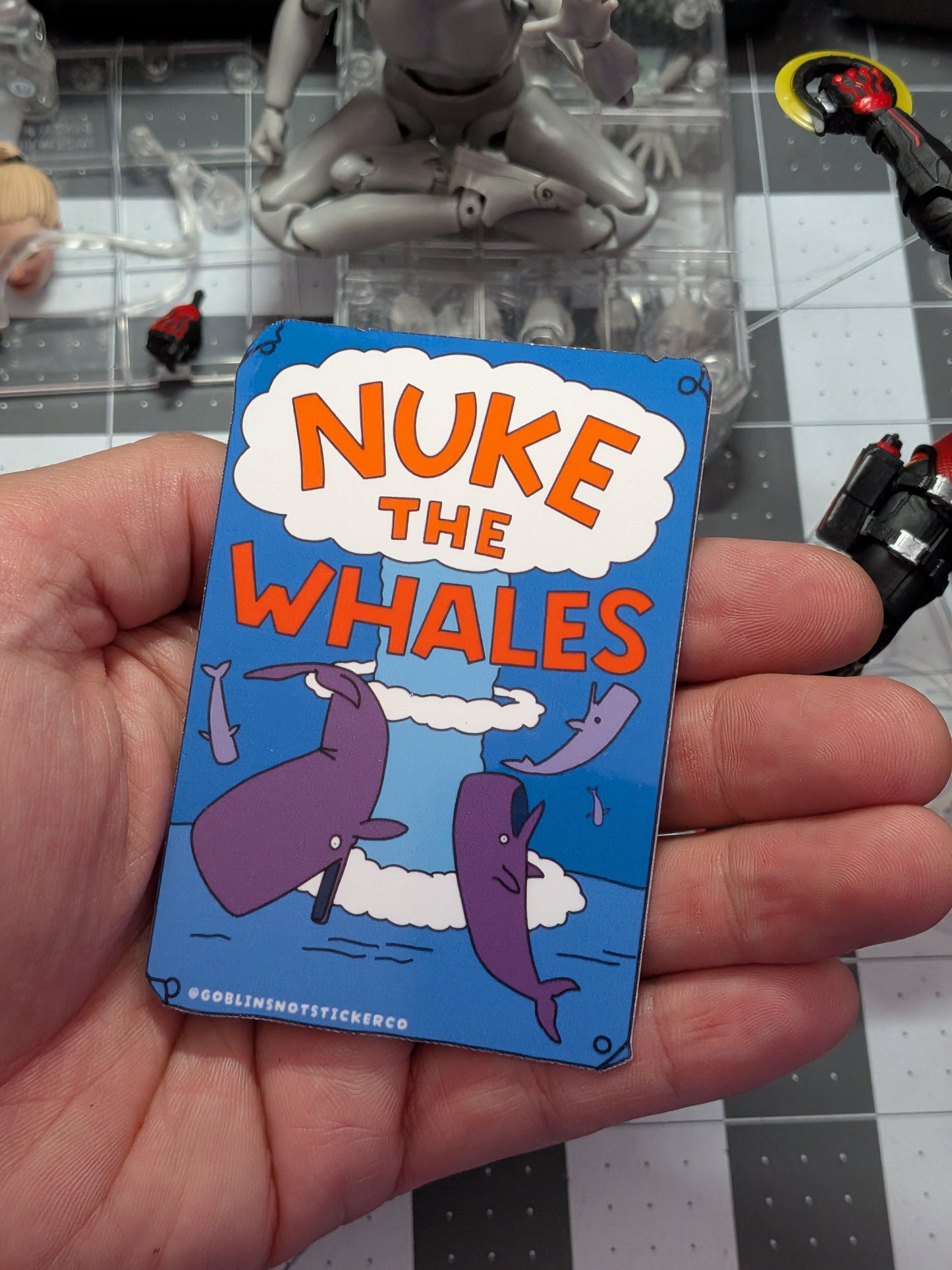 "Gotta NUKE Sumthin'!" Sticker